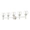 Z-Lite Sutton Vanity, 5-Light, 39.5 In.W x 7 In.L x 10.25 In.H, Brushed Nickel/Clear 7502-5V-BN - alternate 7